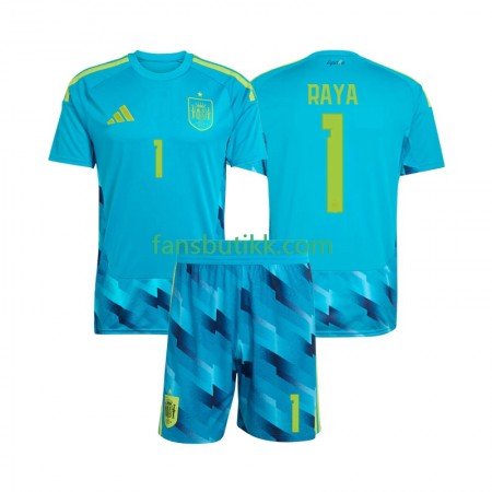 Fotballdrakt Spania David Raya 1 World Cup Keeper Barn Hjemmetrøye 2026 Kortermet